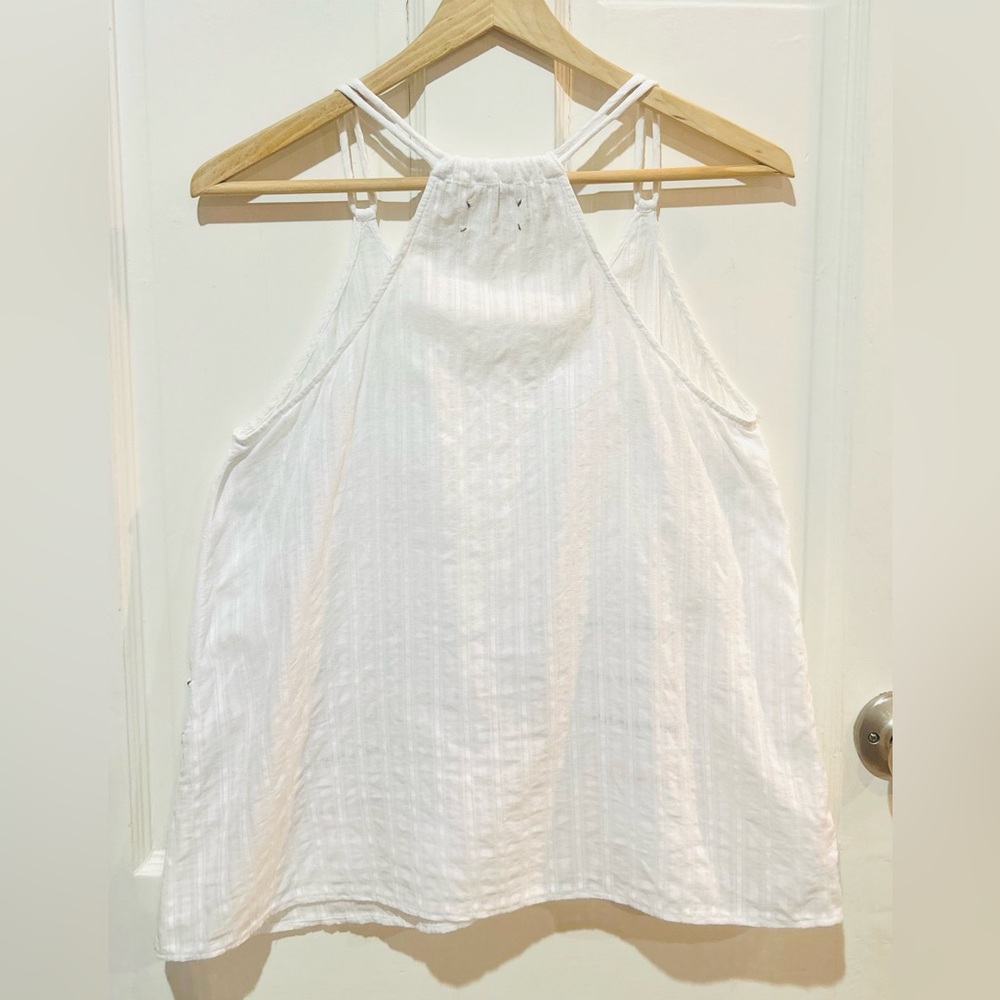 Lou & Grey | White Tassel Summer Peasant Top - Picture 6 of 9